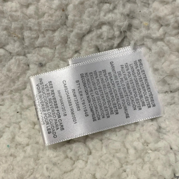 Limited Too Girls Jacket - Gray with cheetah accent - Picture 2 of 4